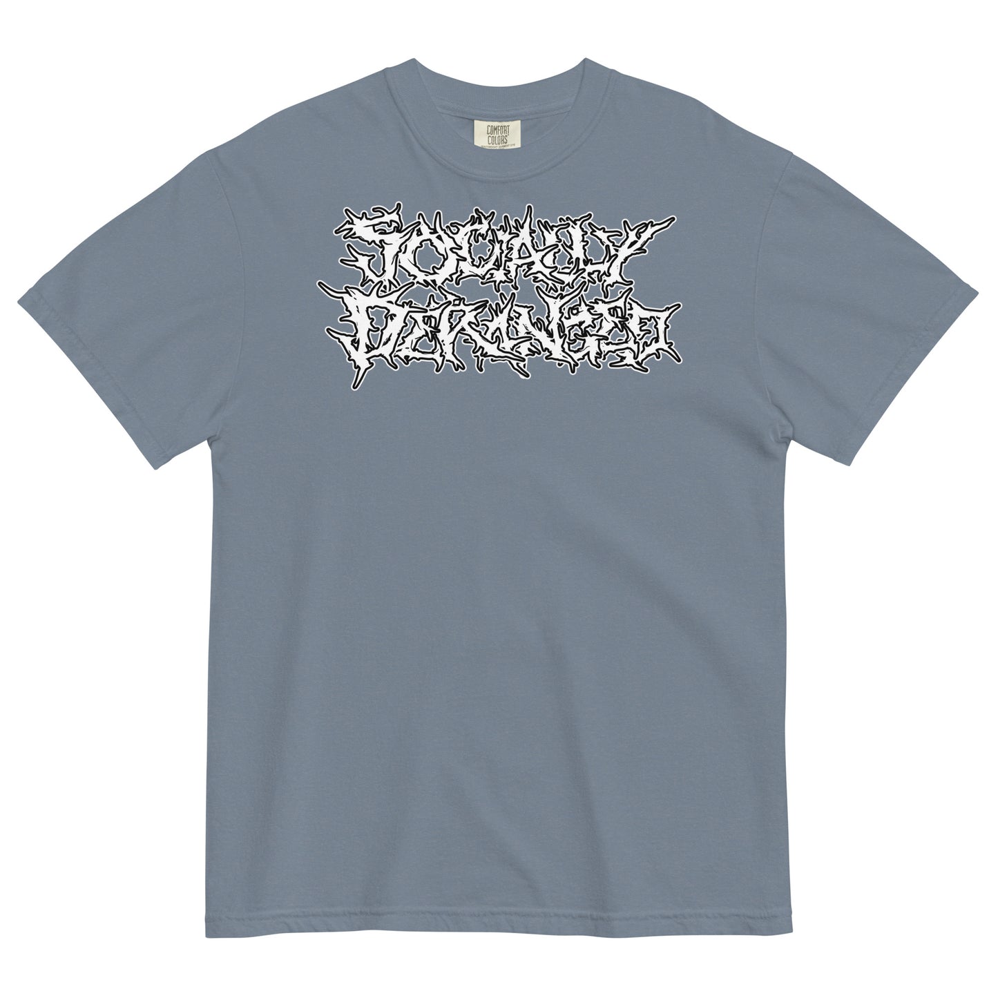 Socially Deranged Black and White logo