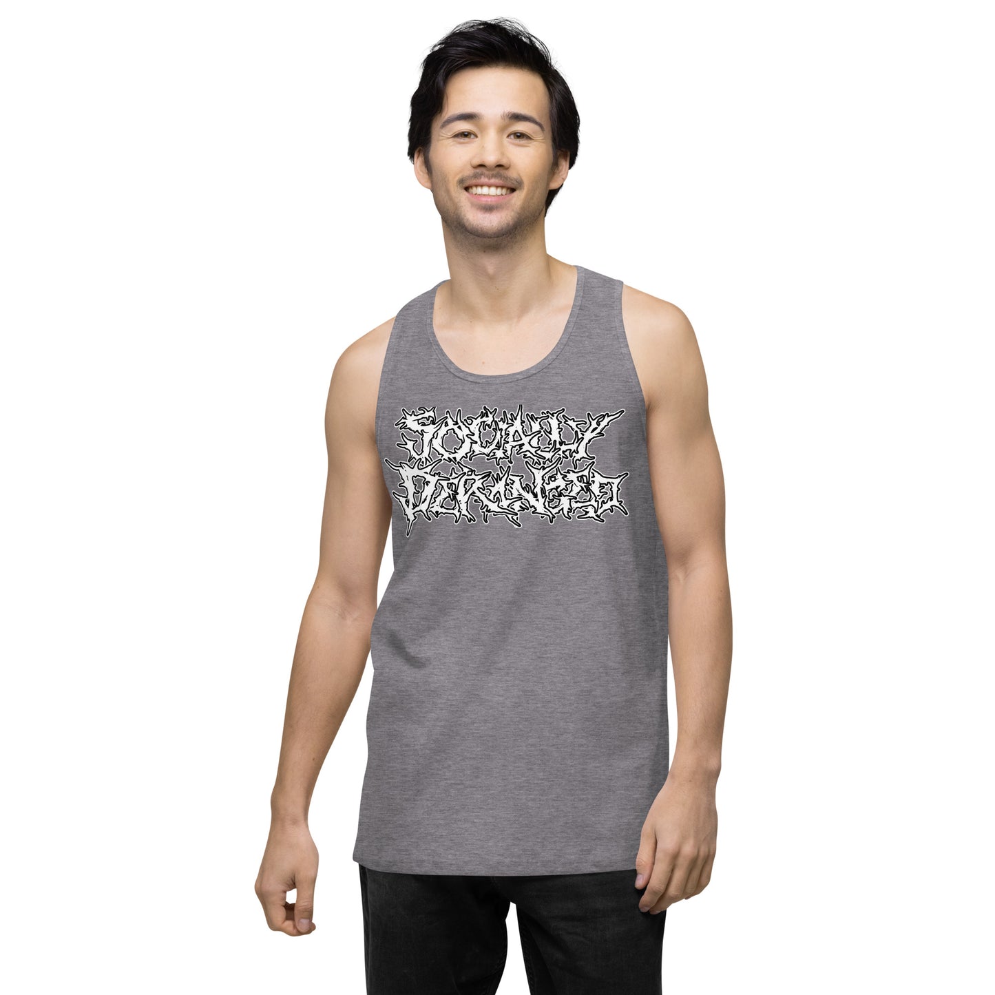 Socially Deranged Men’s premium tank top