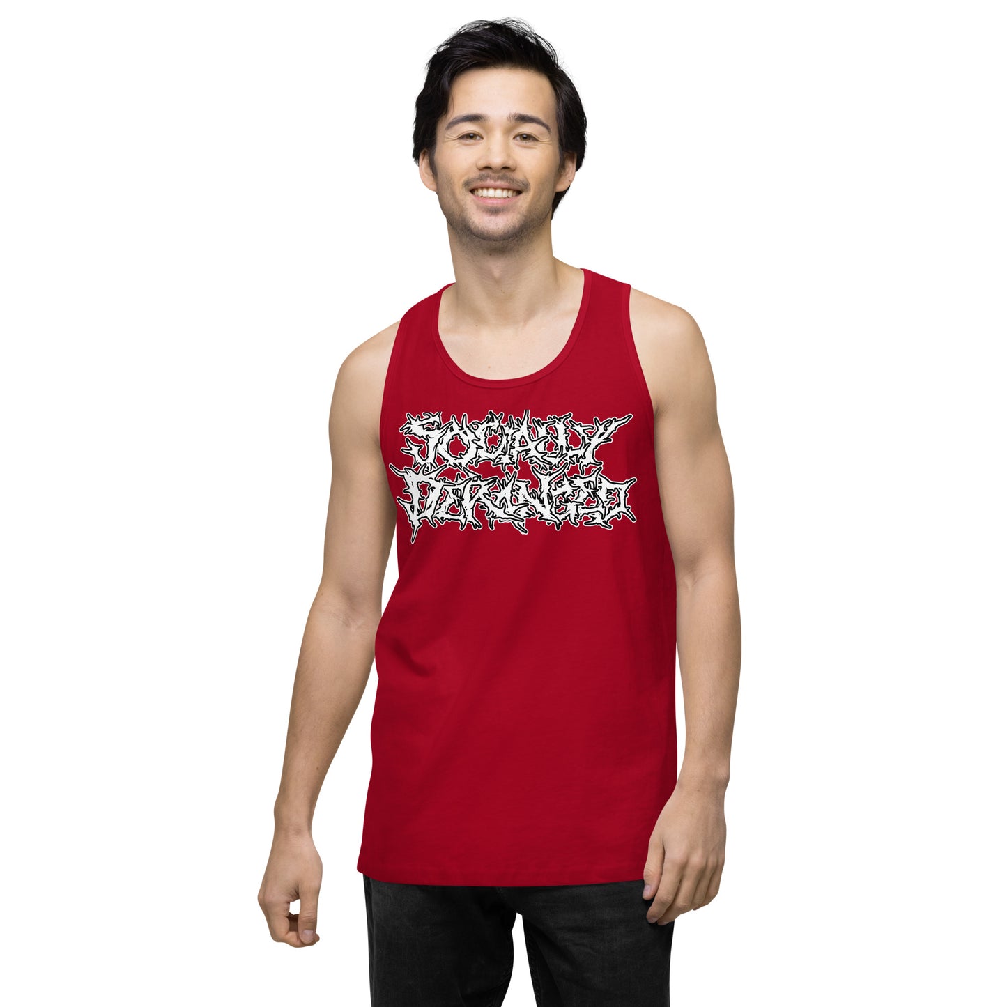 Socially Deranged Men’s premium tank top