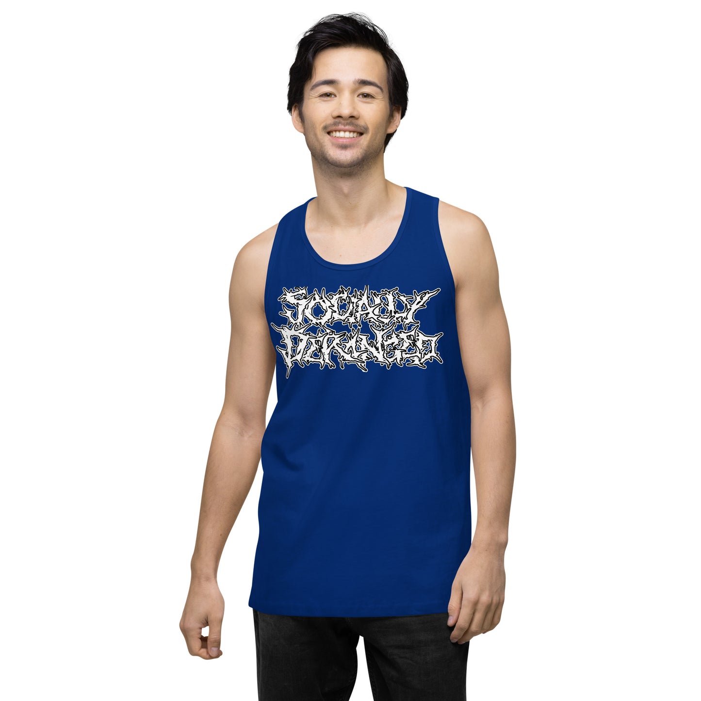 Socially Deranged Men’s premium tank top