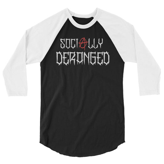 Socially Deranged Baseball Tee