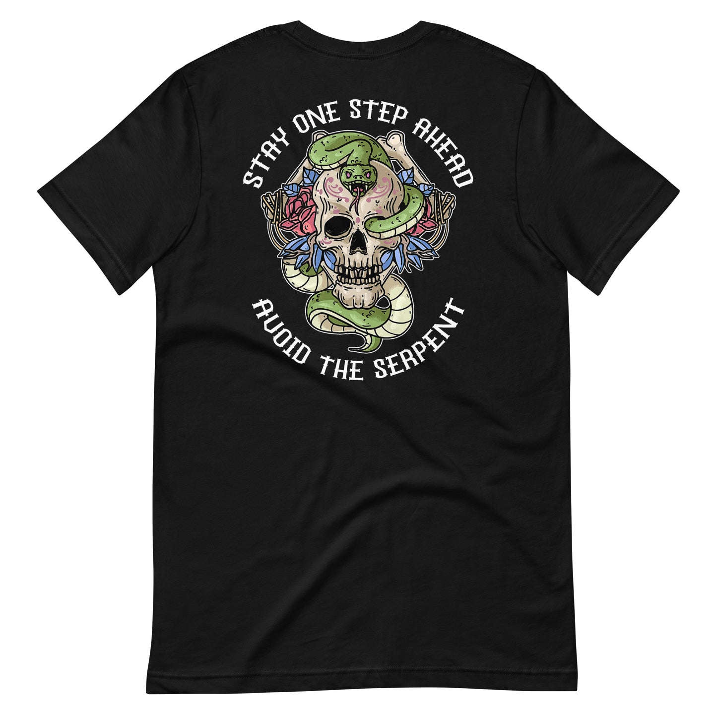 Avoid the Serpent Unisex t-shirt