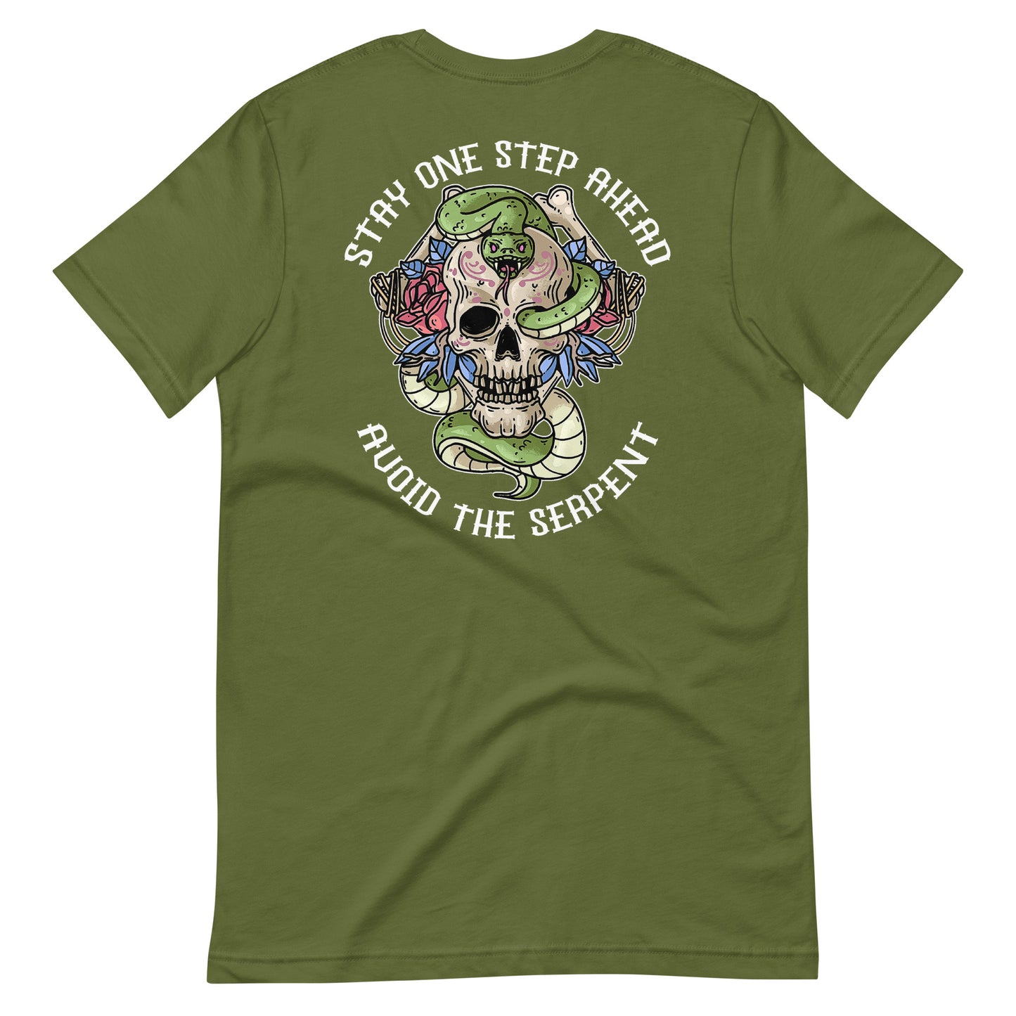 Avoid the Serpent Unisex t-shirt